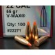 Hornady V-Max Bullets 22 Caliber (224 Diameter) 55 Grain Flat Base, 100 шт
