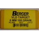Berger Target Bullets 243 Caliber, 6mm (243 Diameter) 105 Grain VLD Hollow Point Boat Tail