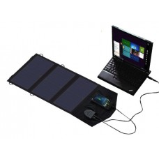 Солнечная батарея Allpowers 21 Вт с выходом 12 и 18 Вольт для ноутбука и телефона